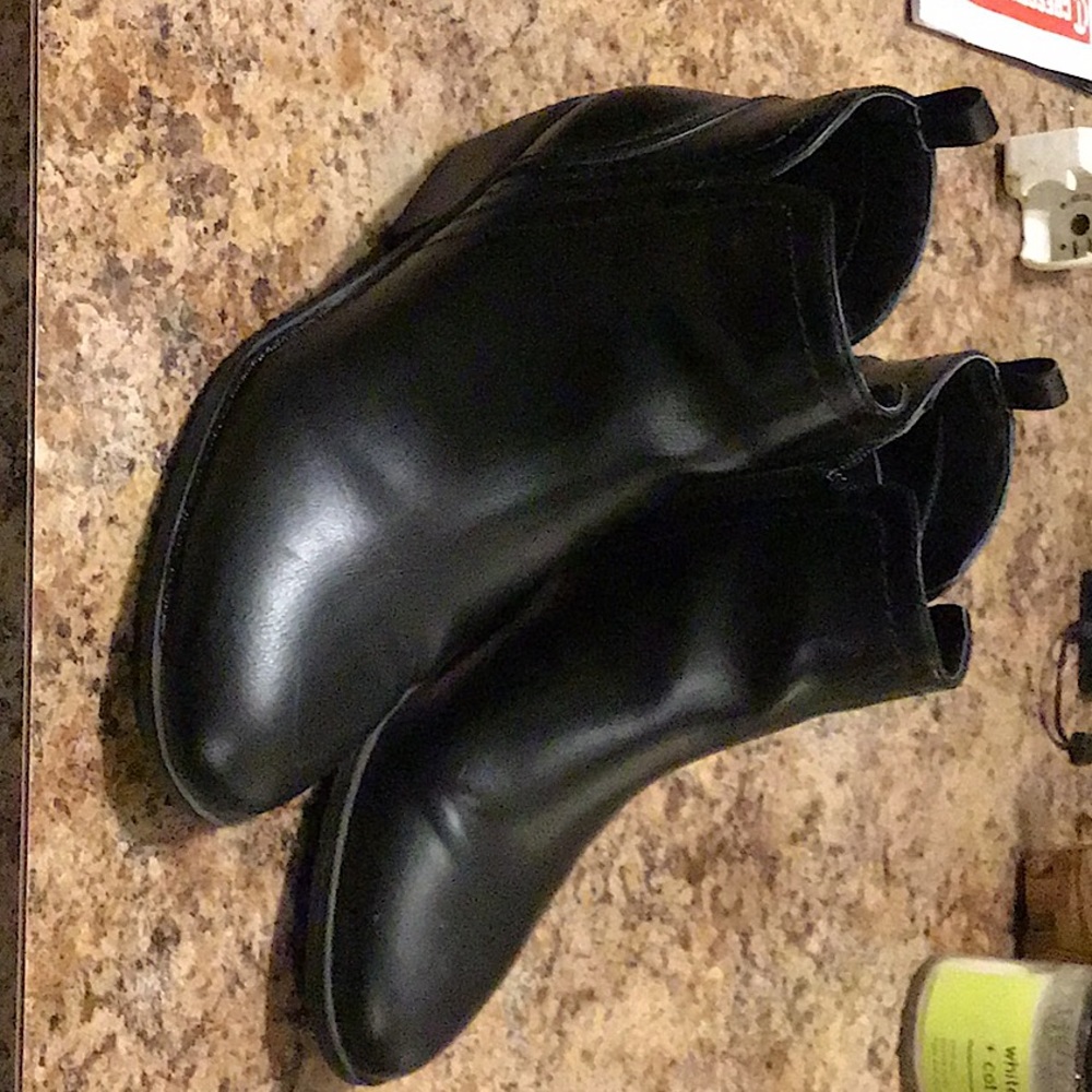 Black boots